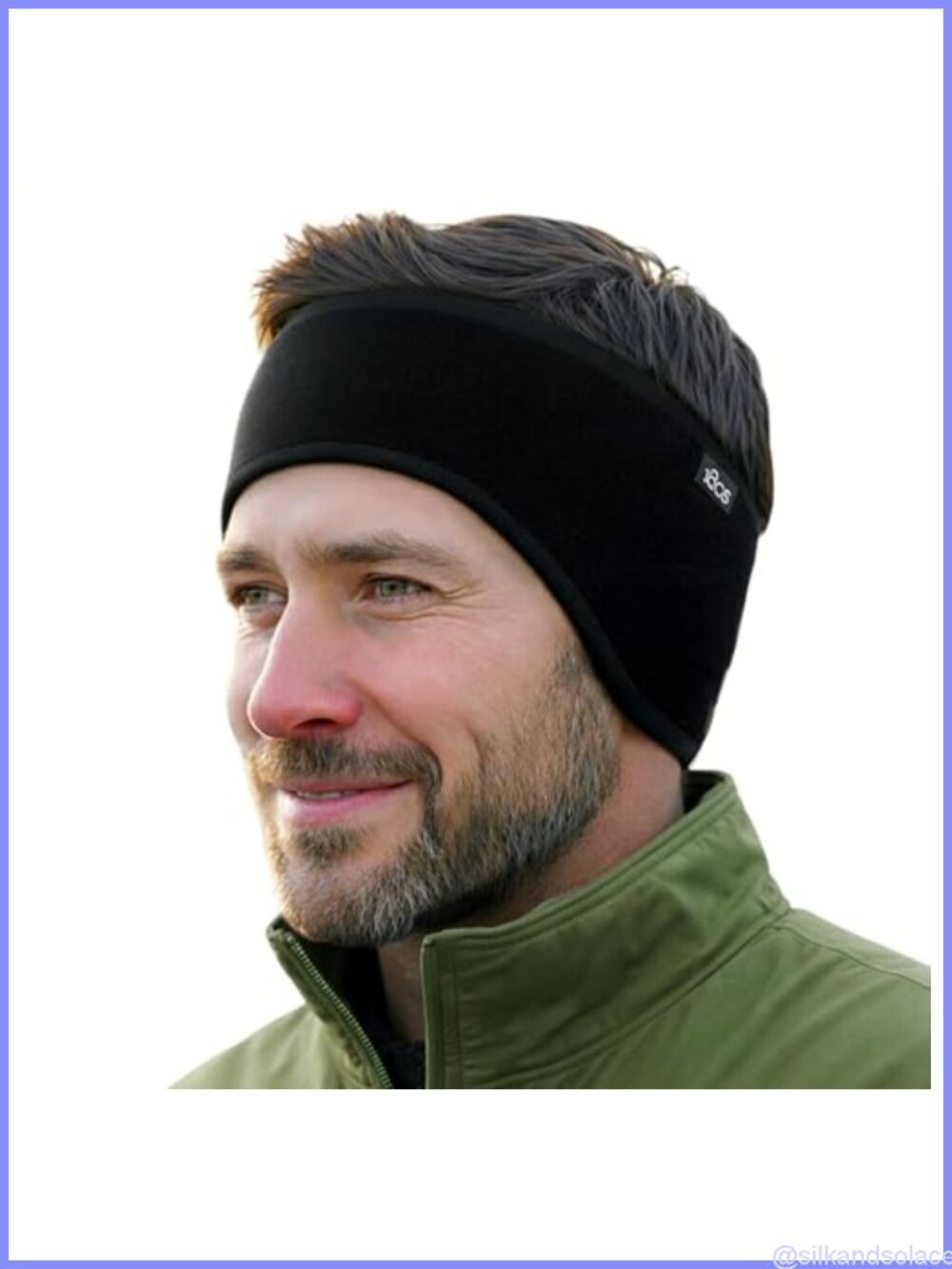 Winter Fleece Ear Warmers Headband Unisex for Ski Running Cycling